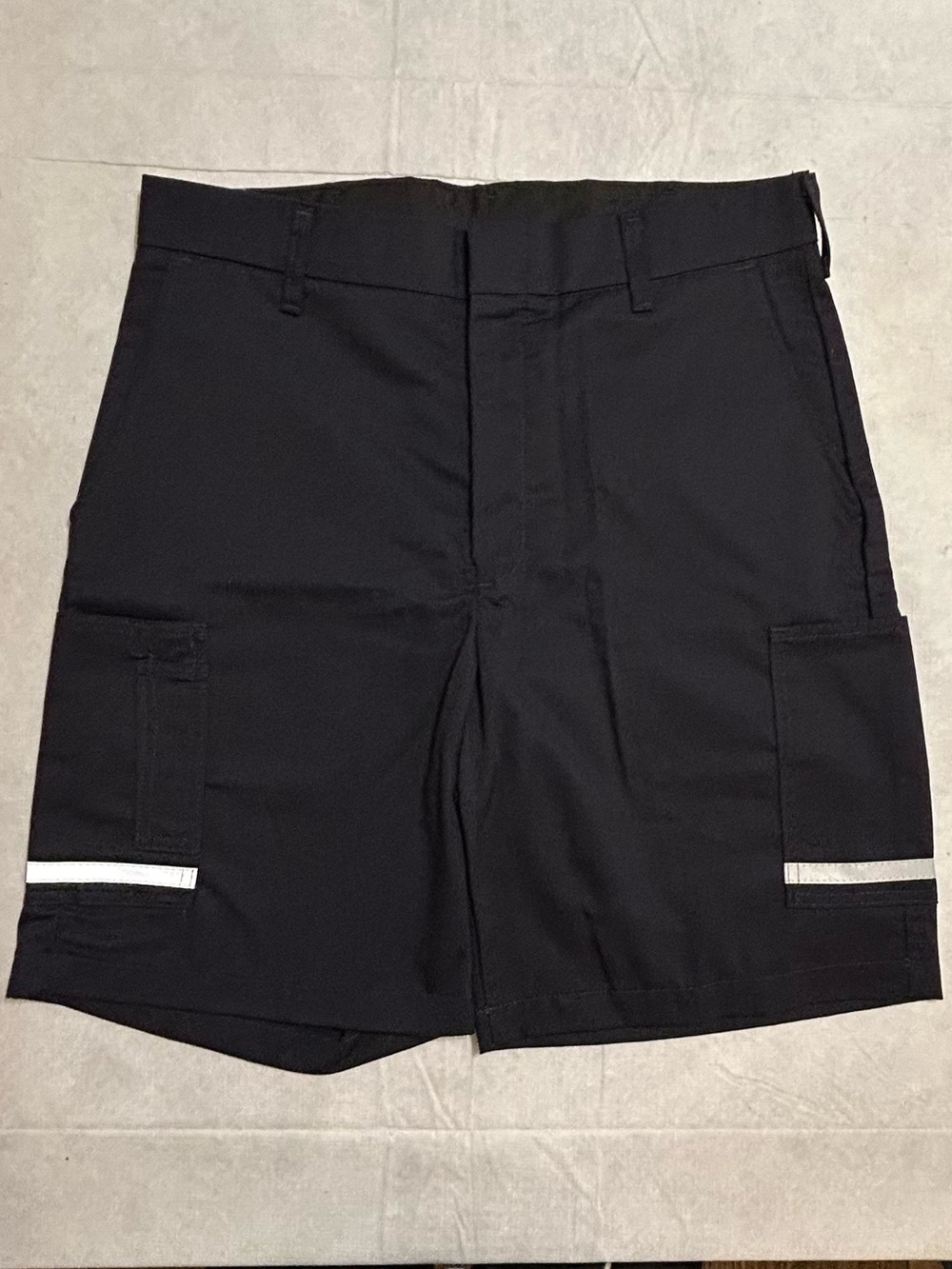 FedEx Stan Herman Blue Employee Delivery Uniform Reflective Shorts 34R